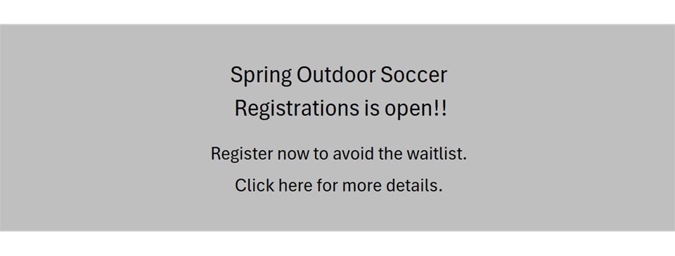 Spring Soccer